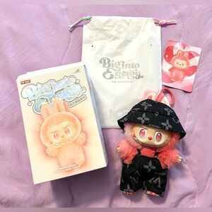 Big Into Energy “Love” Labubu Plush Pendant with Outfit